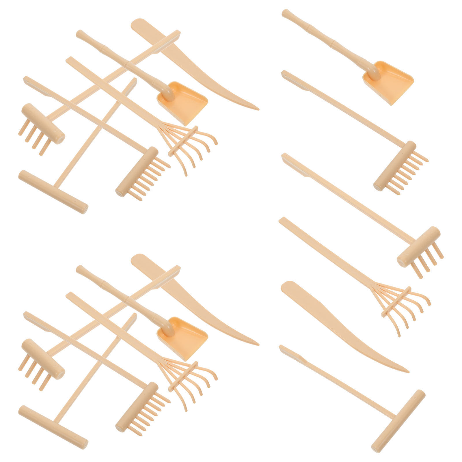 Gardening Tools Kit - 4 Set Mini Zen Bahçesi Kum