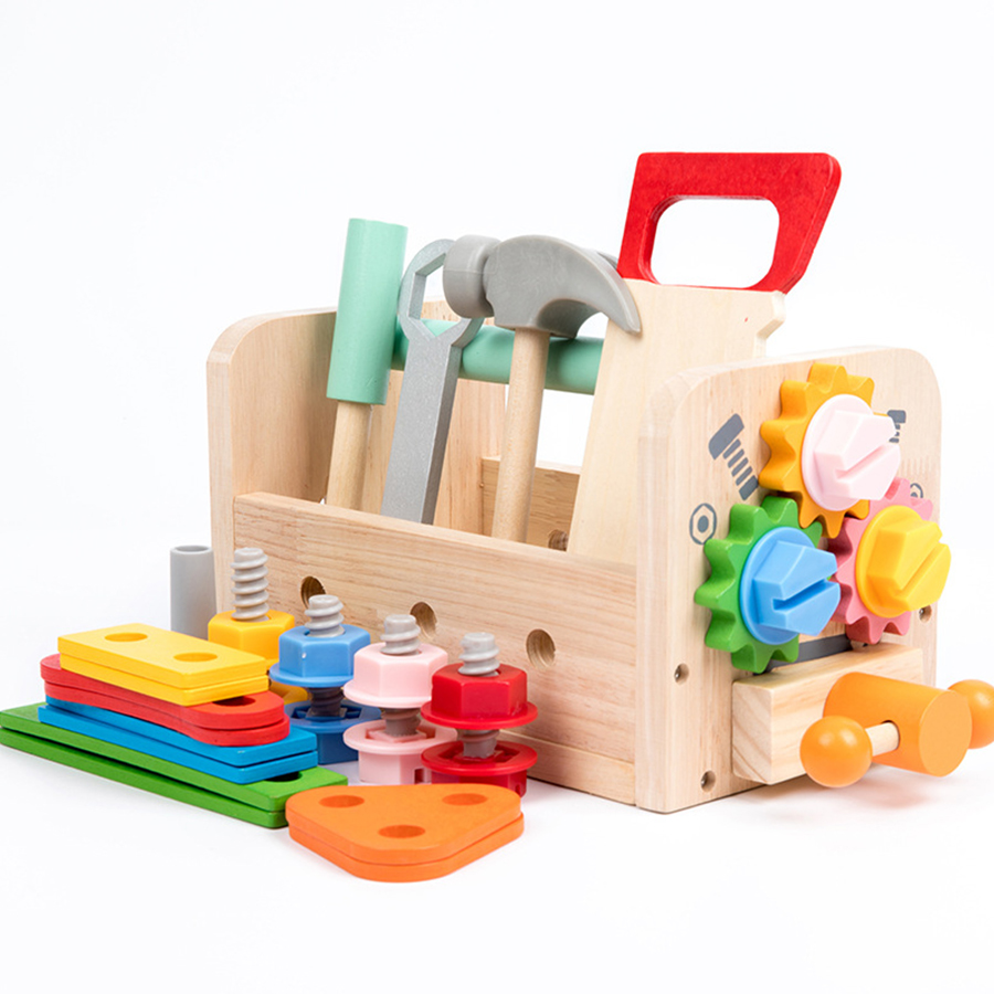 Gardening Tools Set Gift - Çocuklar Alet Tezgahı Ahşap Set Oyuncaklar