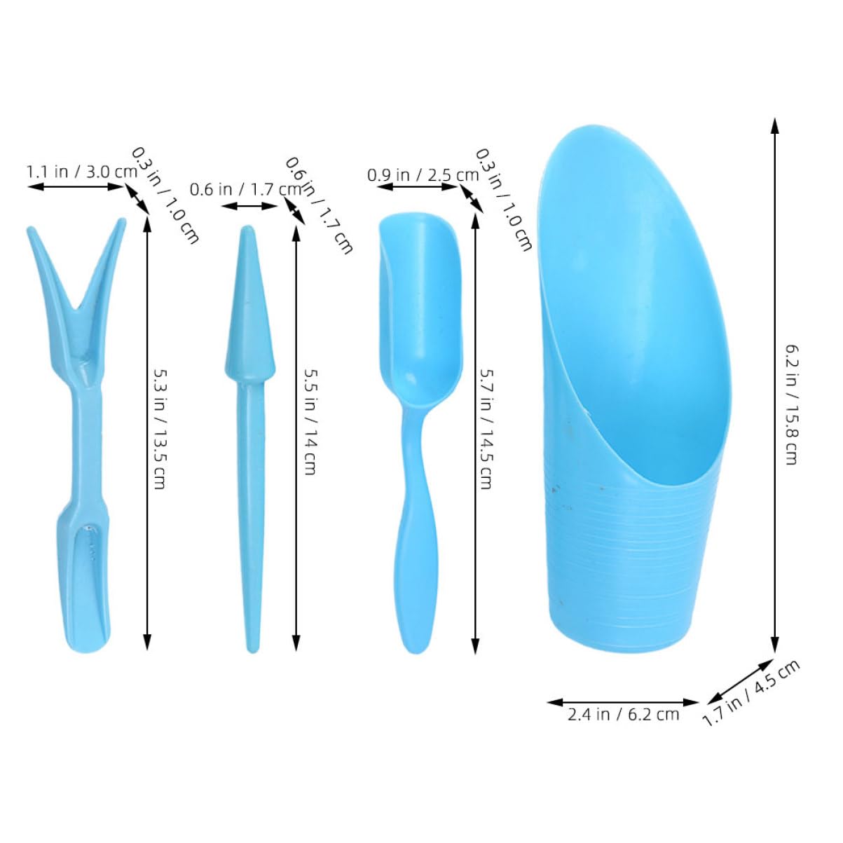 4 adet/takım, Plastik Dayanıkl - Gardening Tools Shovel incelemesi ve fiyatı