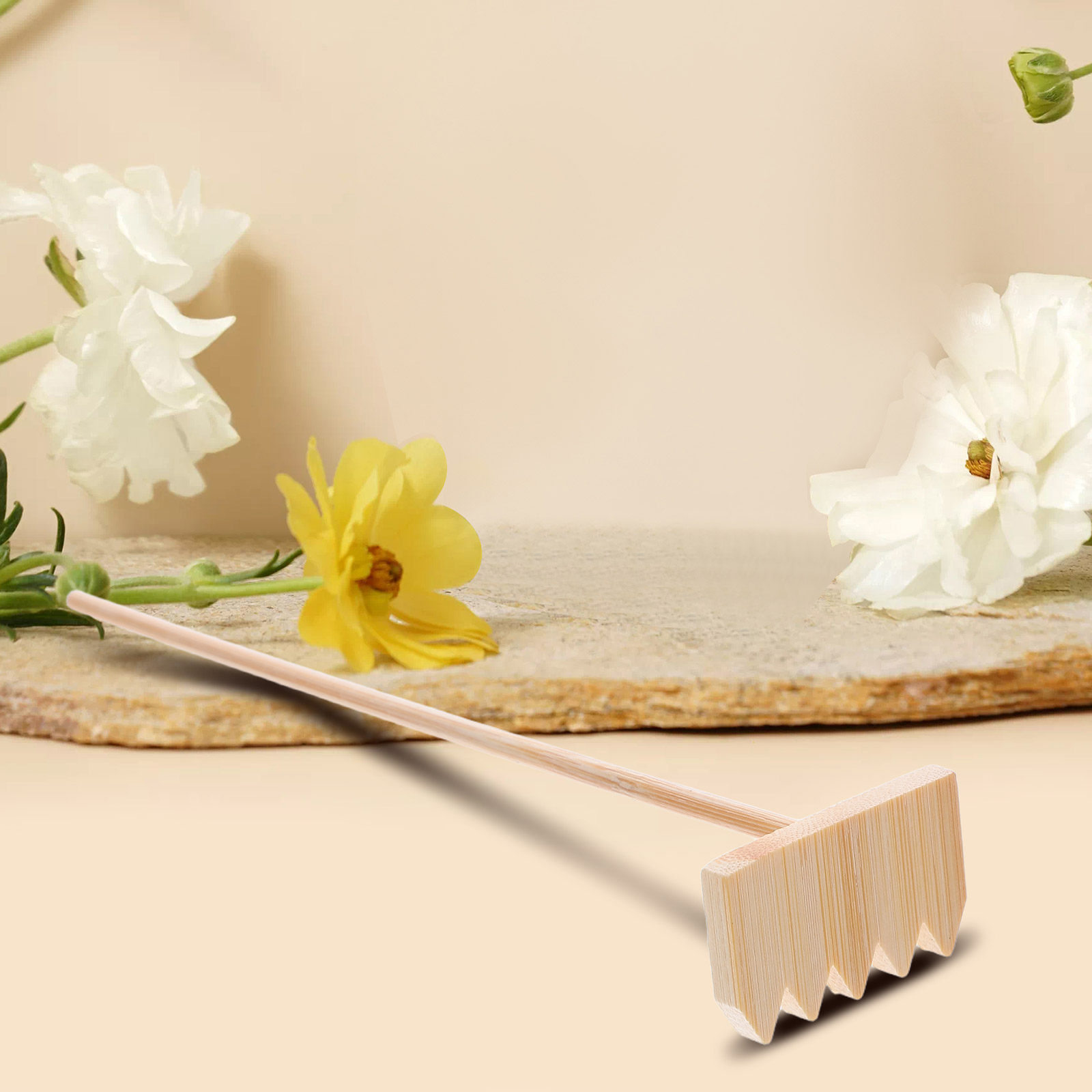 3 Parça Hafif Bambu Mini Kum T - Gardening Tools Drawing incelemesi ve fiyatı