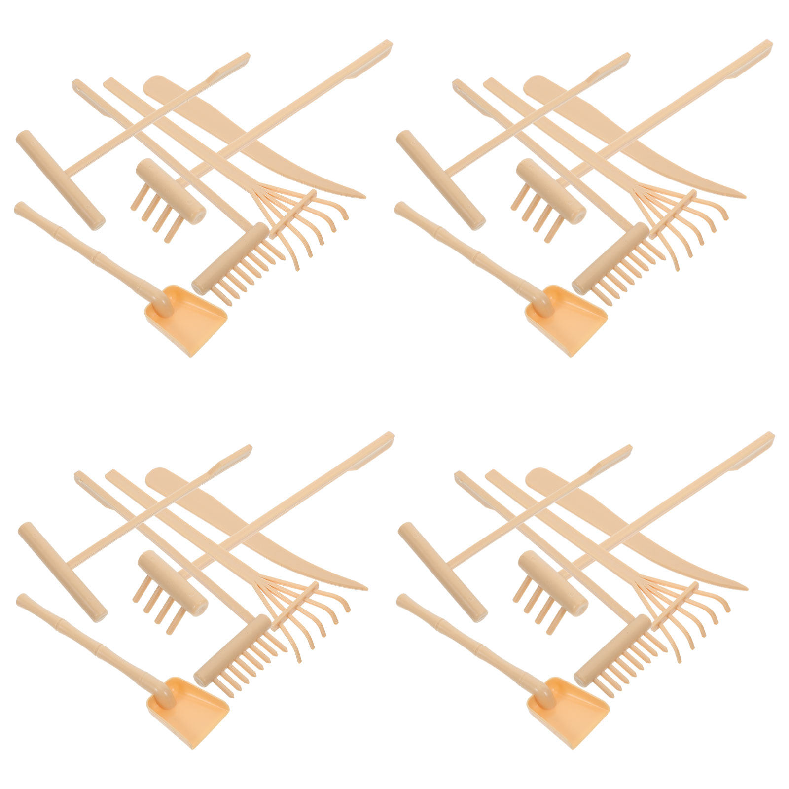 4 Set Mini Zen Bahçesi Kum Tır - Gardening Tools Kit incelemesi ve fiyatı