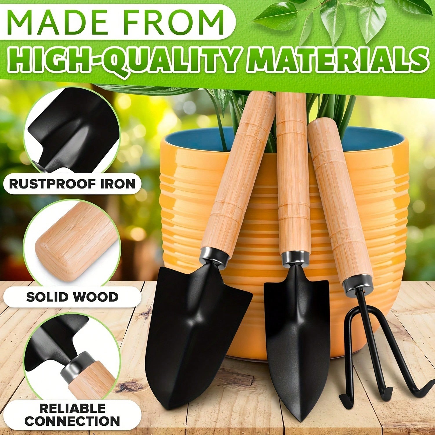 3 adet/1 takım Mini bahçe alet - Gardening Tools Shovel incelemesi ve fiyatı