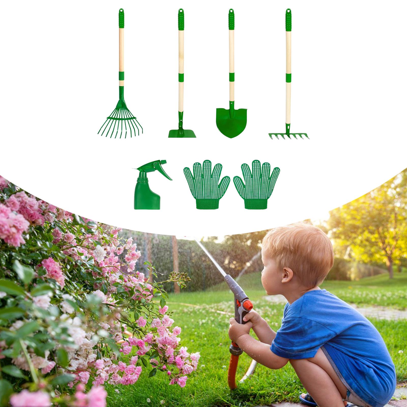 6x Çocuklar Bahçe alet takımı  - Gardening Tools Set Gift incelemesi ve fiyatı